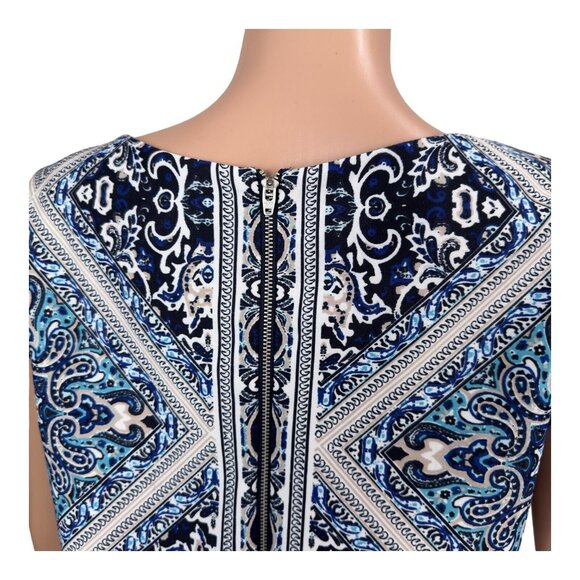 Tiana B Womens SZ 16-Multicolored Sheath Knee Length Dress-Cap Sleeve-Stretch - Picture 11 of 16